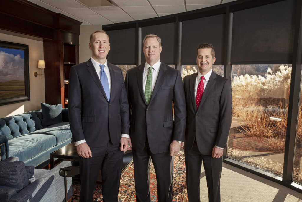 Left to right: Ted Chartier, Tom Freeman, and Matt Sayers